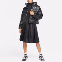 Shop (W) Nike 黑色長袖羽絨外套 冬季防風保暖大衣 DH4080-010