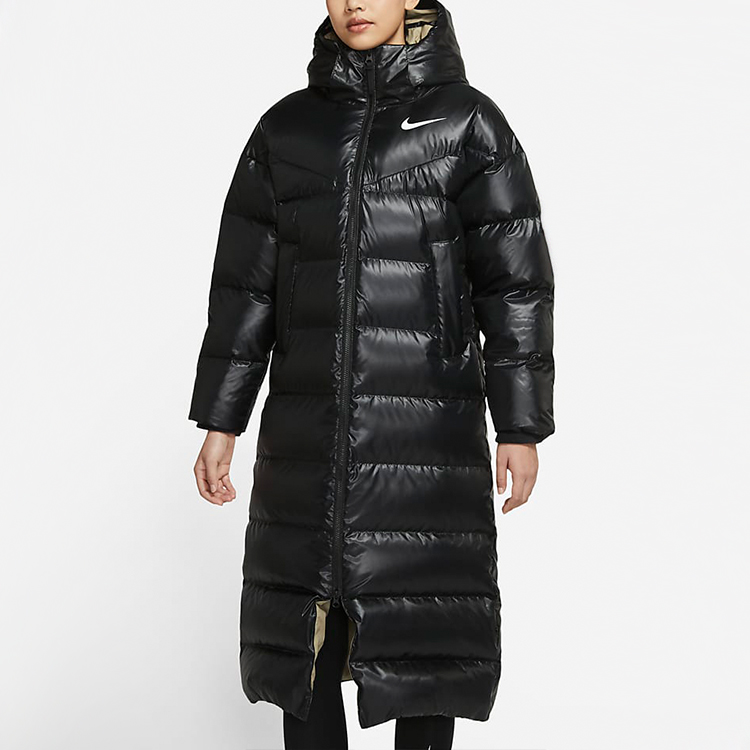 Details for (W) Nike 黑色長版連帽羽絨外套 CU5821-010