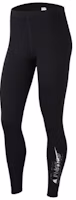 (Women) Nike Black Solid Color Slim Fit Jogger Leggings CU6482-010 (Women) Nike Black Solid Color Slim Fit Jogger Leggings CU6482-010