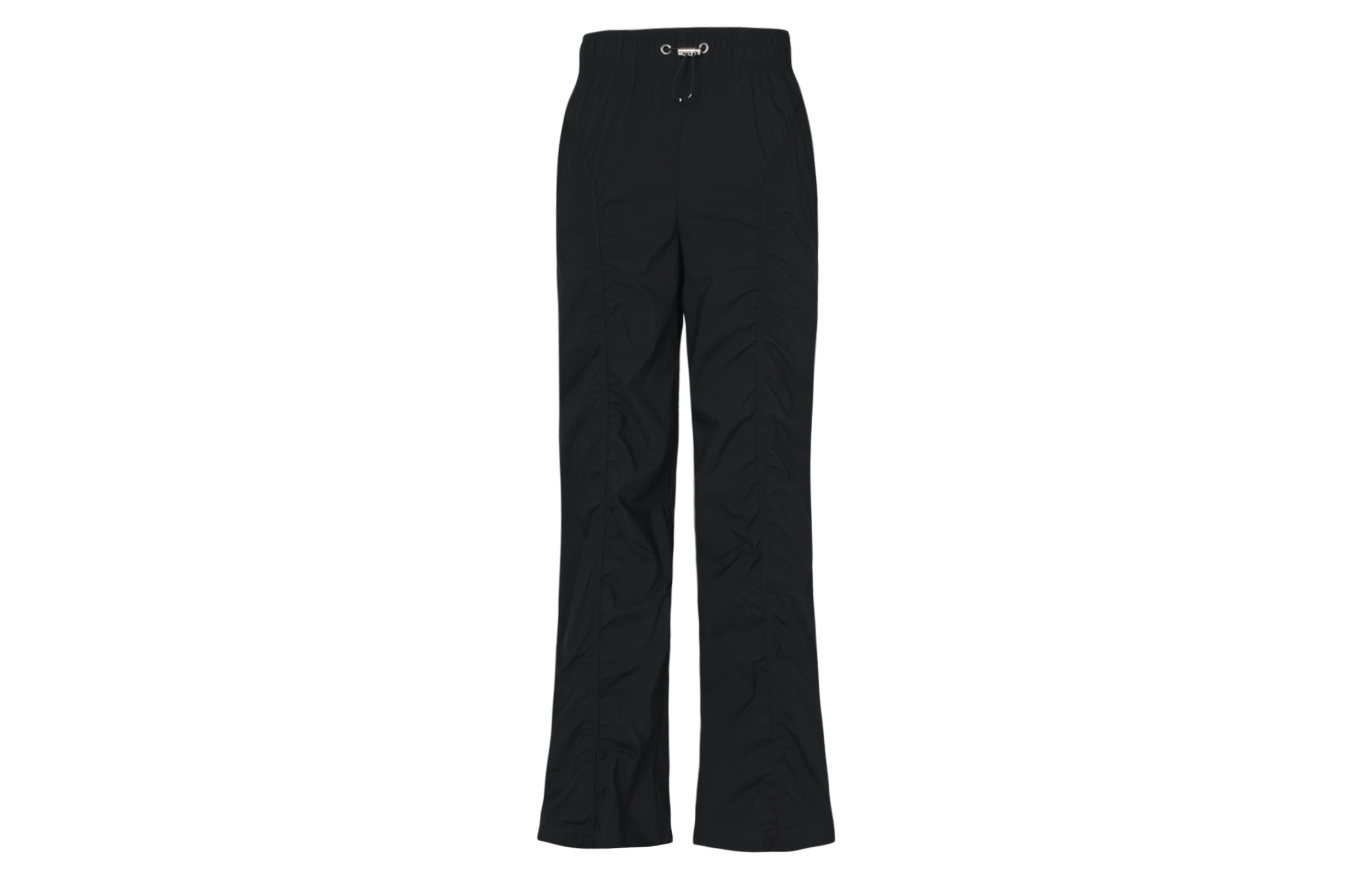 (Women) Nike Black Solid Pleated Loose-Fit Casual Sweatpants DV8219-010