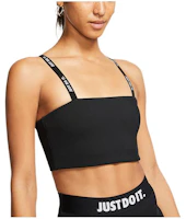 (Women) Nike Black Tank Top with Letter Logo Print CJ2607-010 (Women) Nike Black Tank Top with Letter Logo Print CJ2607-010