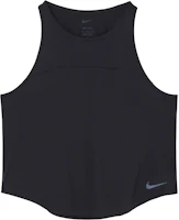 (Women) Nike Black Tank Top with Solid Reflective Logo Print DX0277-010 (Women) Nike Black Tank Top with Solid Reflective Logo Print DX0277-010