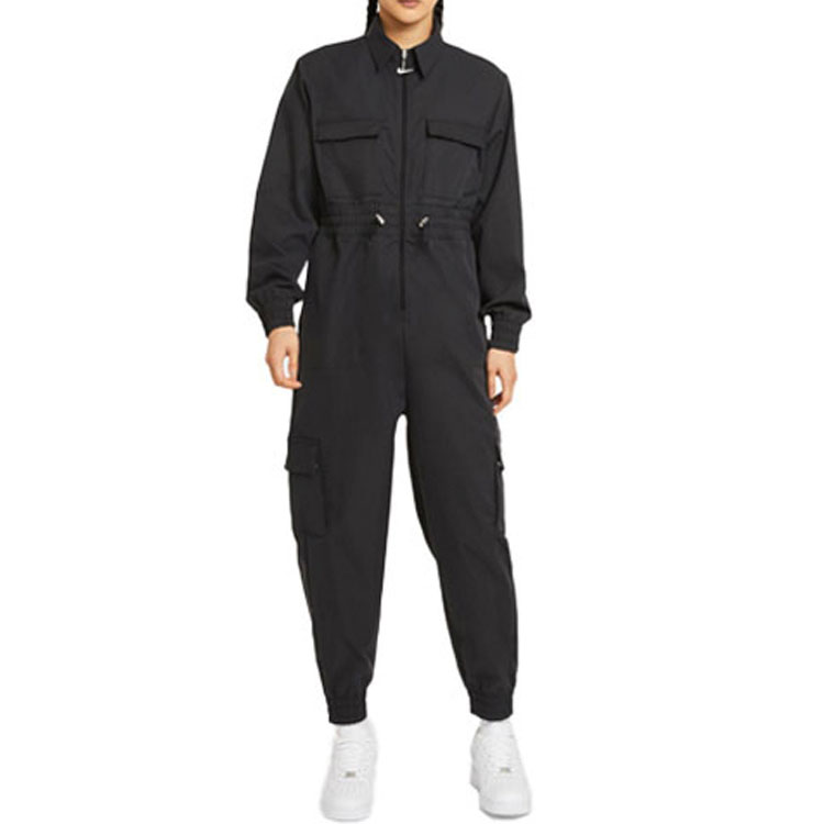 Purchase (W) Nike Jumpsuit Hitam Utiliti dengan Pelbagai Poket CZ8895-010