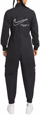 (W) Mono Utilitario Negro de Nike con Múltiples Bolsillos. CZ8895-010 Details for (W) Mono Utilitario Negro de Nike con Múltiples Bolsillos. CZ8895-010