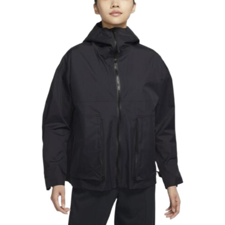 (Women) Nike Black Windbreaker Jacket with Logo Print DQ6662-010 圖 4