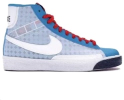 (W) Nike Blazer High Turquesa Neón/Midnight Navy 'Cemento Rojo' 317808-411 Order (W) Nike Blazer High Turquesa Neón/Midnight Navy 'Cemento Rojo' 317808-411