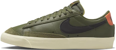 (Women) Nike Blazer Low '77 'Medium Olive Orange Trance' DC4769-201 (Women) Nike Blazer Low '77 'Medium Olive Orange Trance' DC4769-201