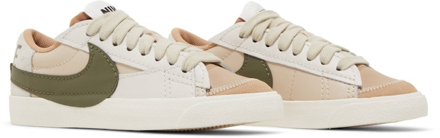 (W) 耐克Blazer Low '77 Jumbo 沙色漂砂中橄榄绿配色 DQ1470-105 Cheap (W) 耐克Blazer Low '77 Jumbo 沙色漂砂中橄榄绿配色 DQ1470-105