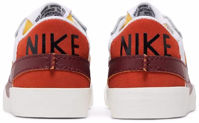 (Women) Nike Blazer Low '77 Jumbo 'White Dark Beetroot' DQ1470-104 Details for (Women) Nike Blazer Low '77 Jumbo 'White Dark Beetroot' DQ1470-104