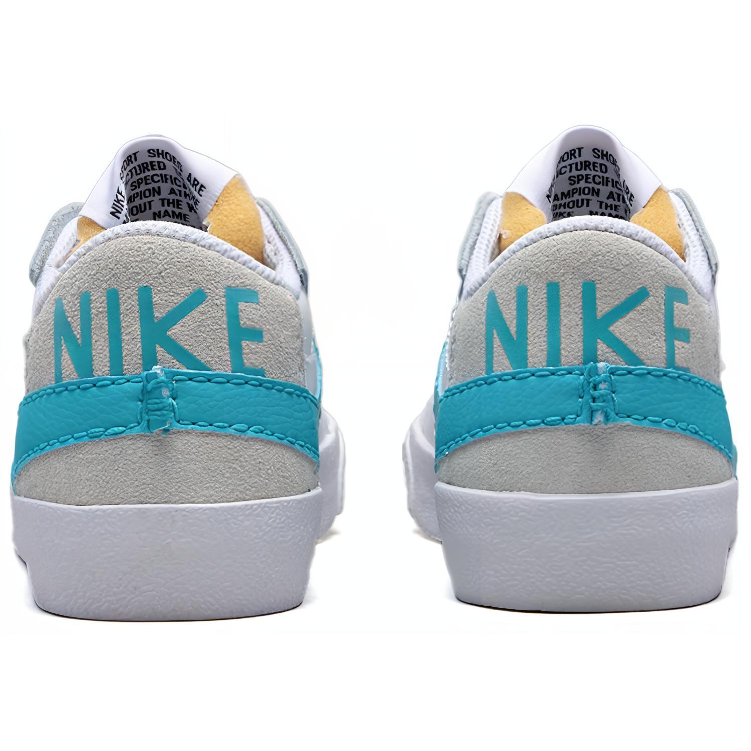 Shop (W) Nike Blazer Low '77 Jumbo 'Blanco/Blanco Cumbre/Naranja Equipo/Cactus Polvoriento' DQ1470-107