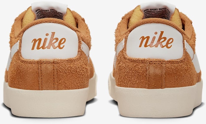 (W) Nike Blazer Rendah '77 Vintage 'Monarch Coconut Milk' FQ8060-801 Details for (W) Nike Blazer Rendah '77 Vintage 'Monarch Coconut Milk' FQ8060-801