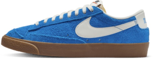 (Women) Nike Blazer Low '77 Vintage Photo Blue/Gum Medium Brown/Black/Sail FQ8060-400 (Women) Nike Blazer Low '77 Vintage Photo Blue/Gum Medium Brown/Black/Sail FQ8060-400