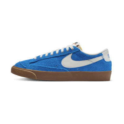 (W) Nike Blazer Low '77 Vintage Photo Blue/Gum Medium Brown/Black/Sail