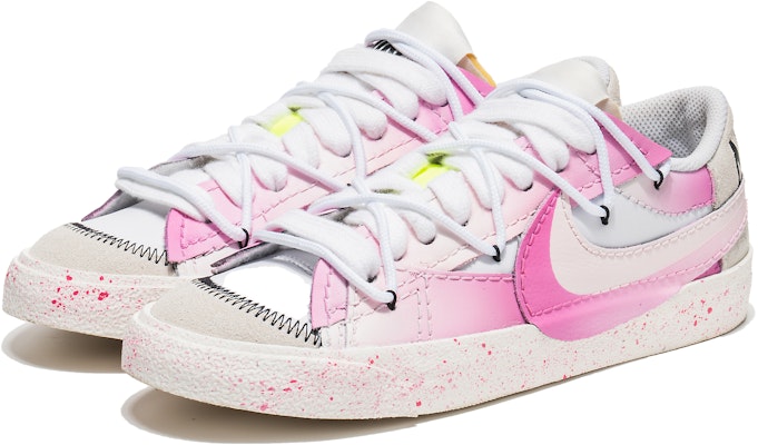 (W) Nike Blazer Low 'Splatter Swoosh Merah Jambu' DQ1470-101-458077 Lookbook (W) Nike Blazer Low 'Splatter Swoosh Merah Jambu' DQ1470-101-458077