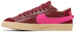 Lookbook (W) Nike Blazer Low Jumbo 'Dark Beetroot' Lelaki Perempuan Kasut Sneakers DQ1470-600