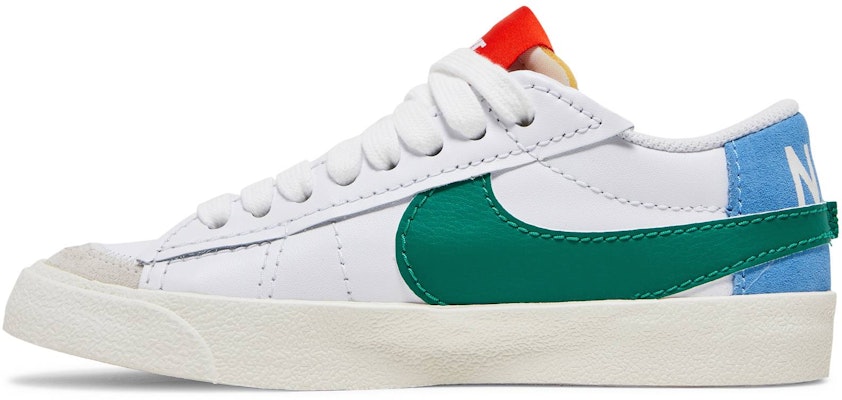 (Women) Nike Blazer Low Jumbo 'Mismatch' DQ1470-100 Lookbook (Women) Nike Blazer Low Jumbo 'Mismatch' DQ1470-100