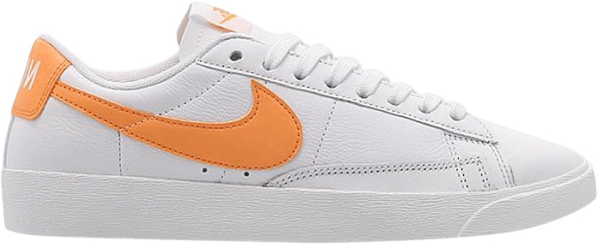 Blazer low sneaker white/ fuel shop orange