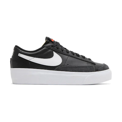 (W) Nike Blazer Low Platform 'Black White'