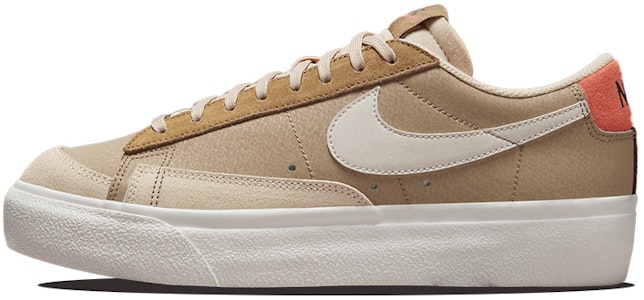 (W) 나이키 블레이저 로우 플랫폼 '브라운 화이트 레드' DQ9318-200 Buy (W) 나이키 블레이저 로우 플랫폼 '브라운 화이트 레드' DQ9318-200
