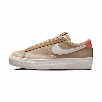 (W) Nike Blazer low Platform 'Brown White Red'