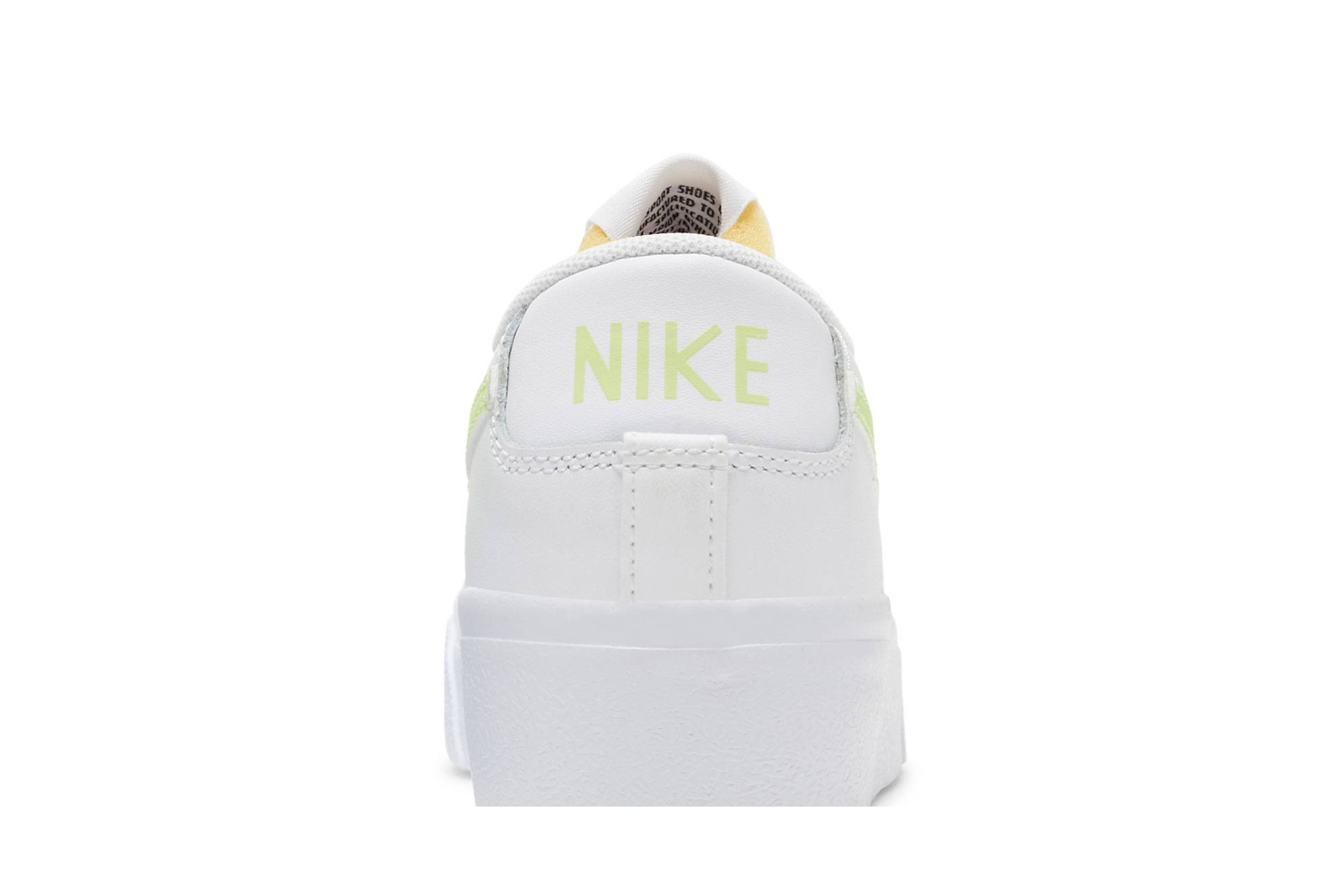 Sizing (W) Nike Blazer Low Plataforma 'Lemon Twist' DJ0292-102