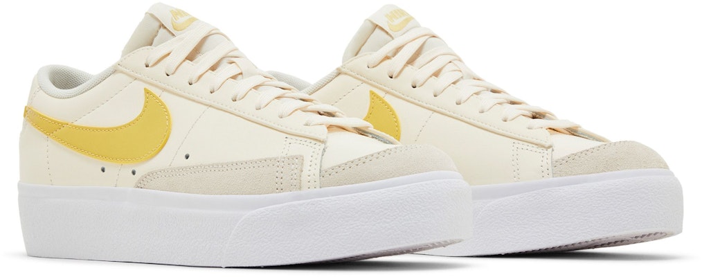 (Women) Nike Blazer Low Platform 'Pale Ivory Saturn Gold' DJ0292-113 Cheap (Women) Nike Blazer Low Platform 'Pale Ivory Saturn Gold' DJ0292-113