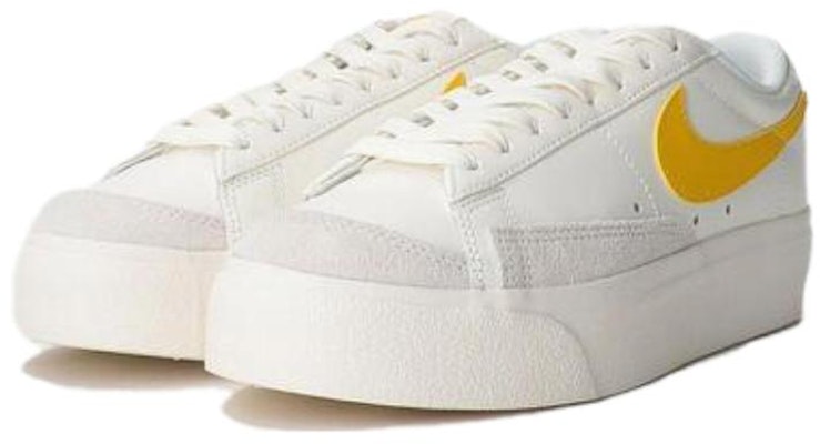 (Women) Nike Blazer Low Platform 'Sail Vivid Sulfur' DJ0292-111 Lookbook (Women) Nike Blazer Low Platform 'Sail Vivid Sulfur' DJ0292-111