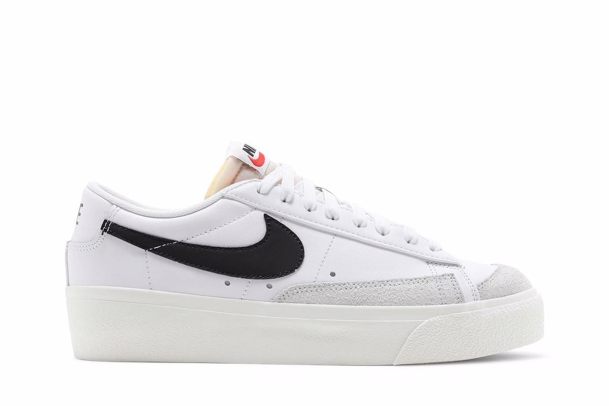 (Women) Nike Blazer Low Platform 'White Black'