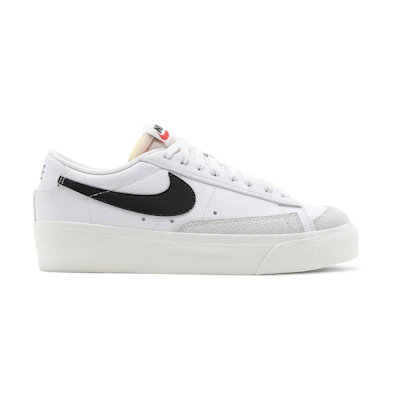(W) Nike Blazer Low Platform 'White Black'