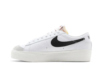 (Women) Nike Blazer Low Platform 'White Black'