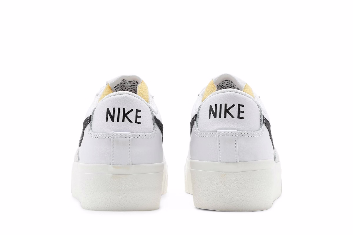 (Women) Nike Blazer Low Platform 'White Black'