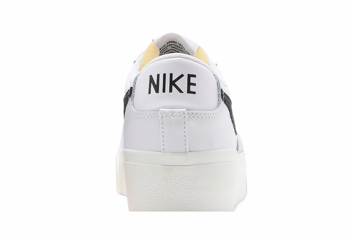 (Women) Nike Blazer Low Platform 'White Black'