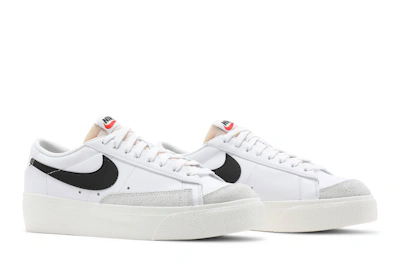 (Women) Nike Blazer Low Platform 'White Black'