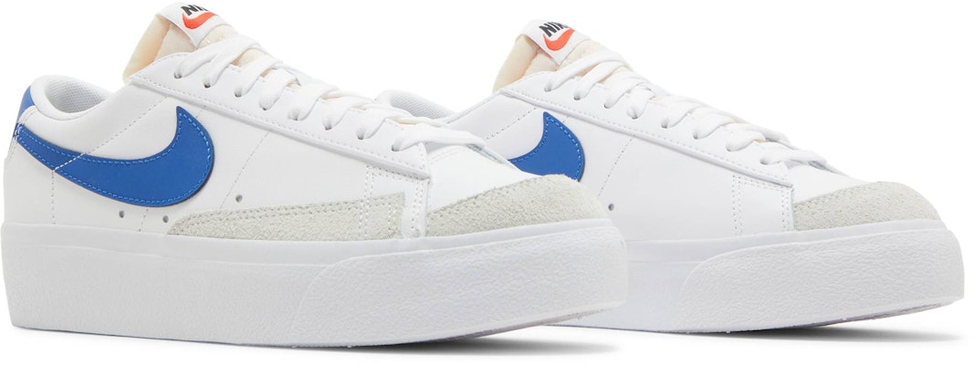 (W) Nike Blazer Low Platform 'Putih Game Royal' DJ0292-107 Cheap (W) Nike Blazer Low Platform 'Putih Game Royal' DJ0292-107
