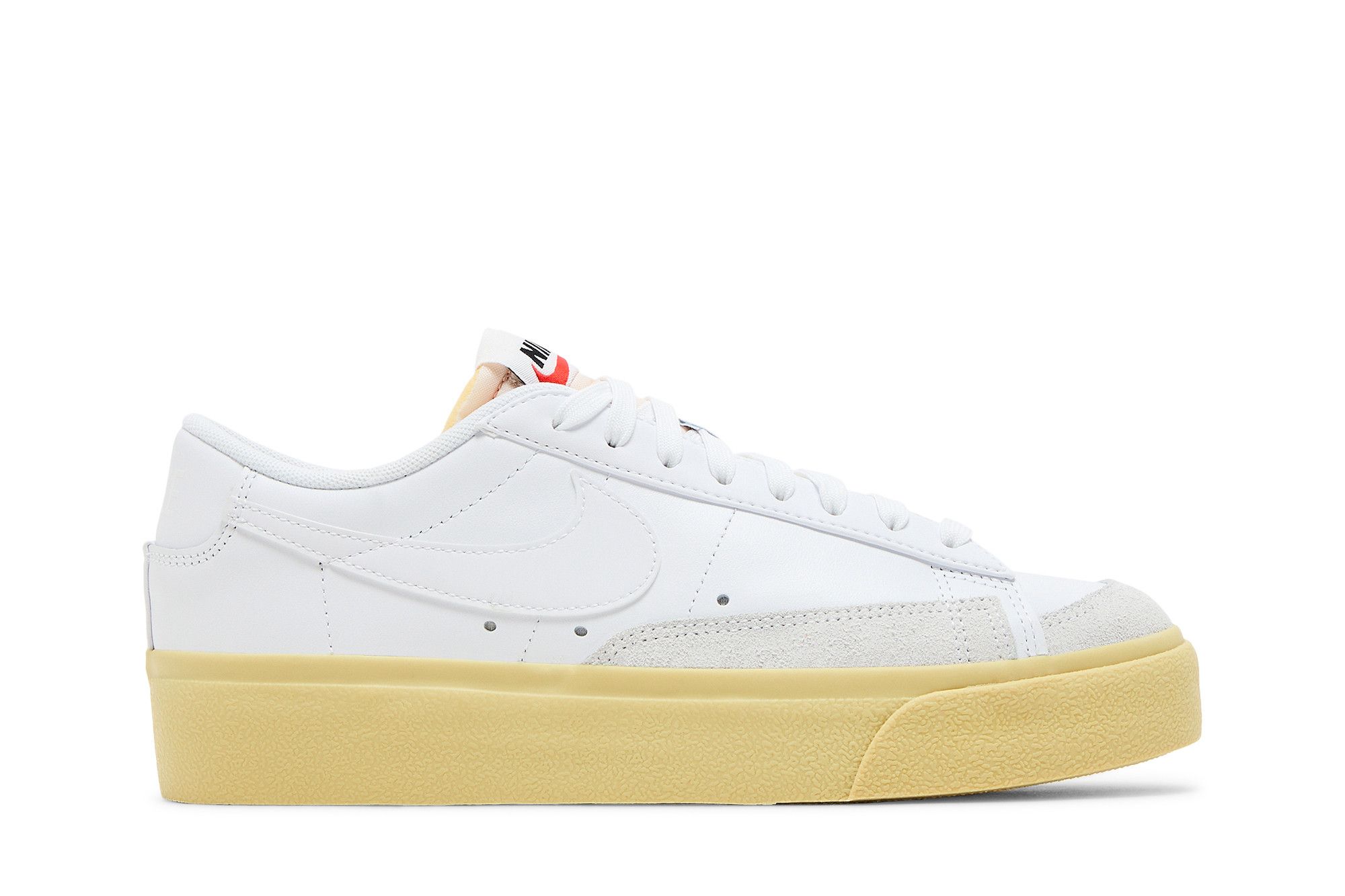 (Women) Nike Blazer Low Platform 'White Lemon Wash' DJ0292-109