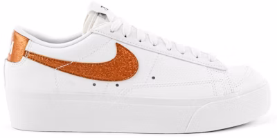 (Women) Nike Blazer Low Platform 'White Metallic Copper' DQ7571-100 (Women) Nike Blazer Low Platform 'White Metallic Copper' DQ7571-100