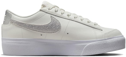 (W) ナイキ ブレーザー LOW プラットフォーム "ホワイト/メタリックシルバー" DQ7571-101 Order (W) ナイキ ブレーザー LOW プラットフォーム "ホワイト/メタリックシルバー" DQ7571-101