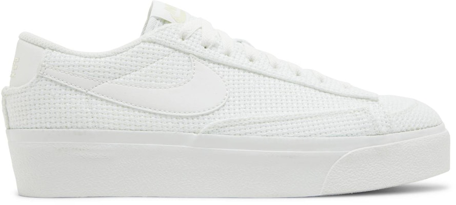 Buy Women Nike Blazer Low Platform Essential Summit White Woven DN0744 100 Novelship