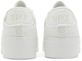 (W) 나이키 블레이저 로우 플랫폼 에센셜 "화이트 우븐" DN0744-100 Details for (W) 나이키 블레이저 로우 플랫폼 에센셜 "화이트 우븐" DN0744-100