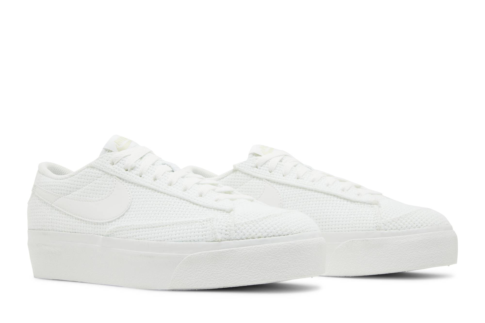 Cheap （女性）Nike Blazer Low Platform Essential ‘Summit White Woven’ DN0744-100