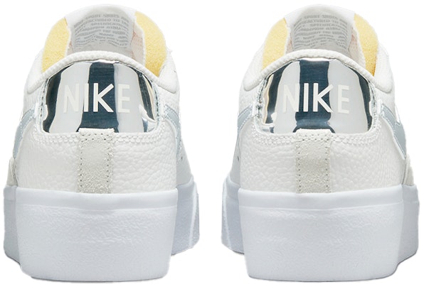 (Women) Nike Blazer Low Platform Low-Top Sneakers White/Grey DQ0853-100 Purchase (Women) Nike Blazer Low Platform Low-Top Sneakers White/Grey DQ0853-100
