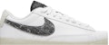 (W) Nike Blazer Low SE 'Pek Bulu Kitar Semula - Putih Hitam' DA4934-100