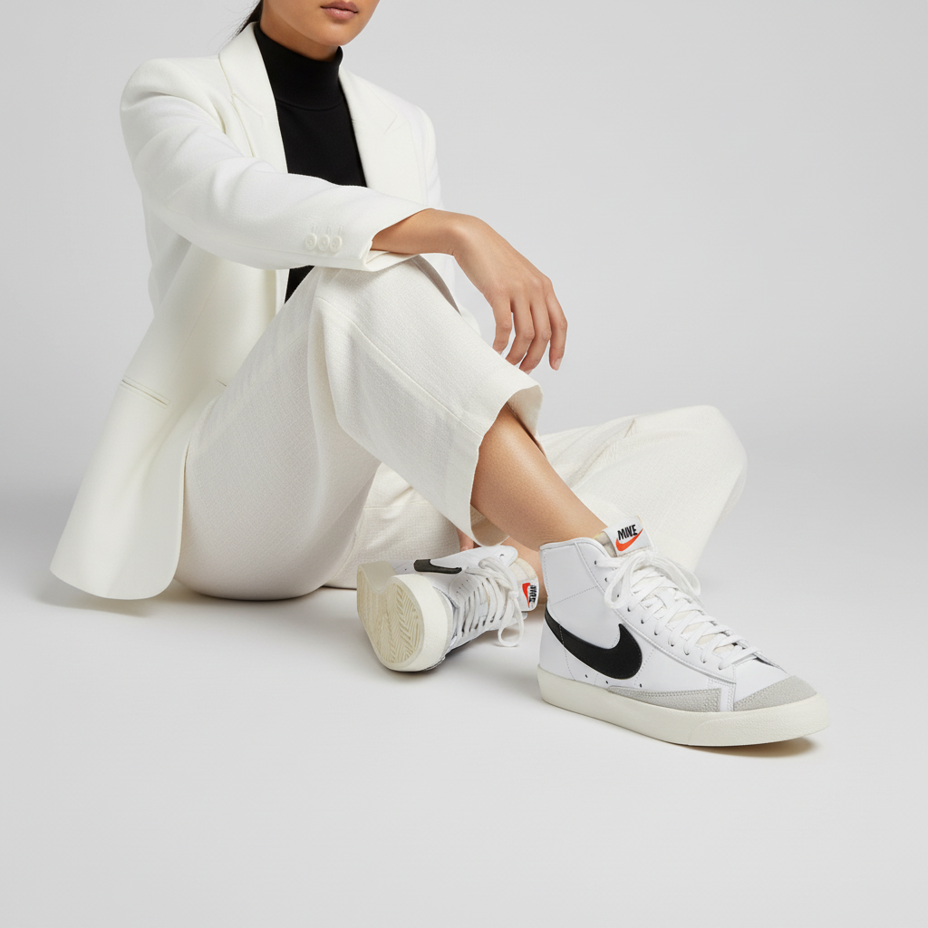 Order (W) Nike Blazer Mid 77 Vintage 'Putih Hitam' CZ1055-100