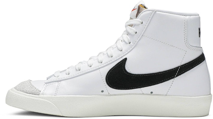 (Women) Nike Blazer Mid 77 Vintage 'White Black' CZ1055-100 Lookbook (Women) Nike Blazer Mid 77 Vintage 'White Black' CZ1055-100