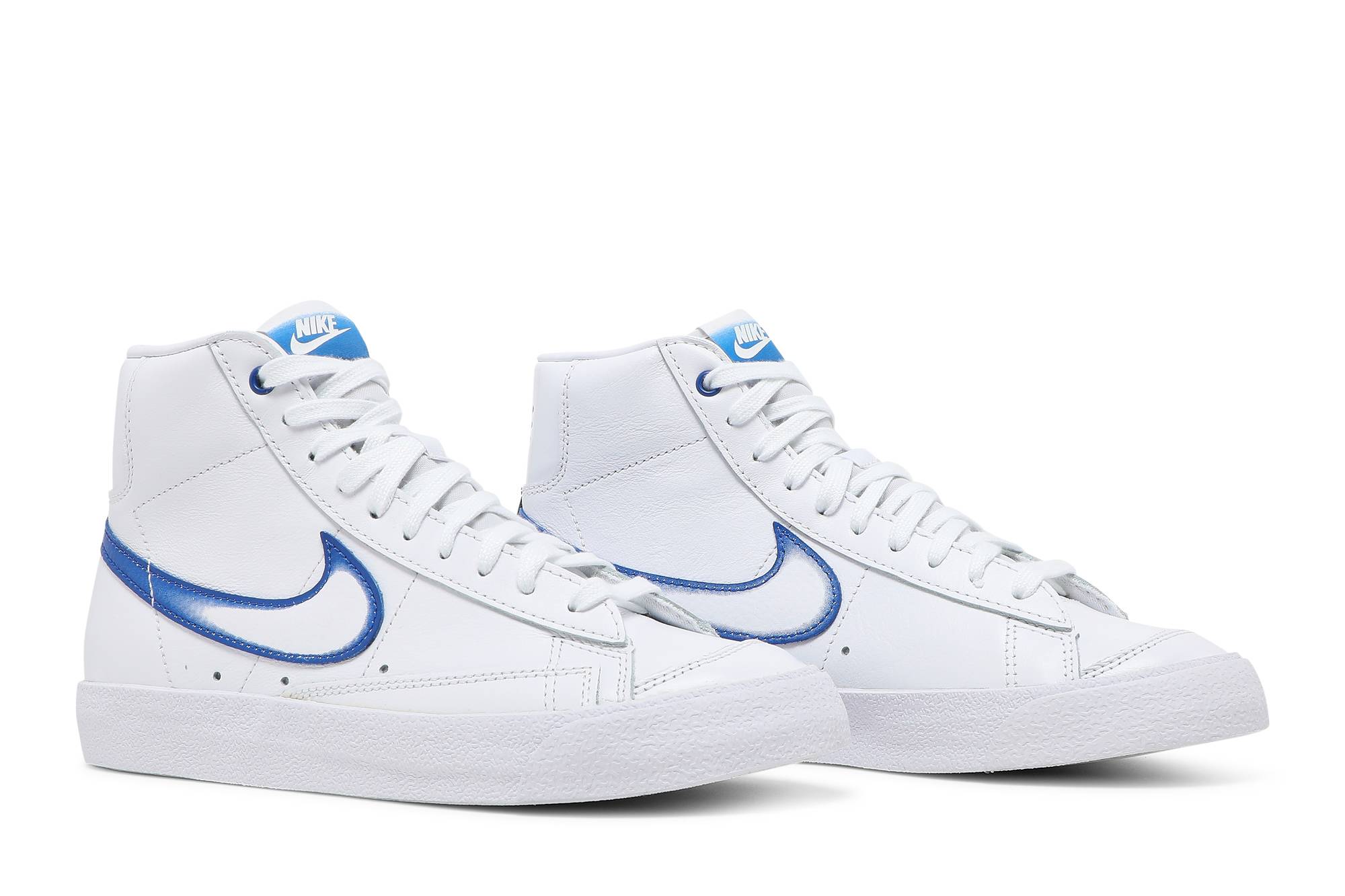 Cheap (W) Nike Blazer Mid '77 'Airbrush - Royal Gradient' - Biru Gradien DD9685-100