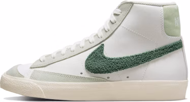 (Women) Nike Blazer Mid '77 'Chenille Swoosh - White Gorge Green' DX8959-100 (Women) Nike Blazer Mid '77 'Chenille Swoosh - White Gorge Green' DX8959-100