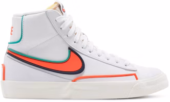 (Women) Nike Blazer Mid '77 'Infinite White Crimson' DC1746-103 (Women) Nike Blazer Mid '77 'Infinite White Crimson' DC1746-103