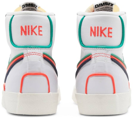 (Women) Nike Blazer Mid '77 'Infinite White Crimson' DC1746-103 Details for (Women) Nike Blazer Mid '77 'Infinite White Crimson' DC1746-103