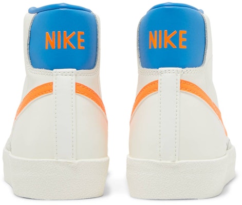 (W) Nike Blazer Mid '77 'Sail Total Orange' Pria/Wanita Sneakers DQ4692-100 Details for (W) Nike Blazer Mid '77 'Sail Total Orange' Pria/Wanita Sneakers DQ4692-100