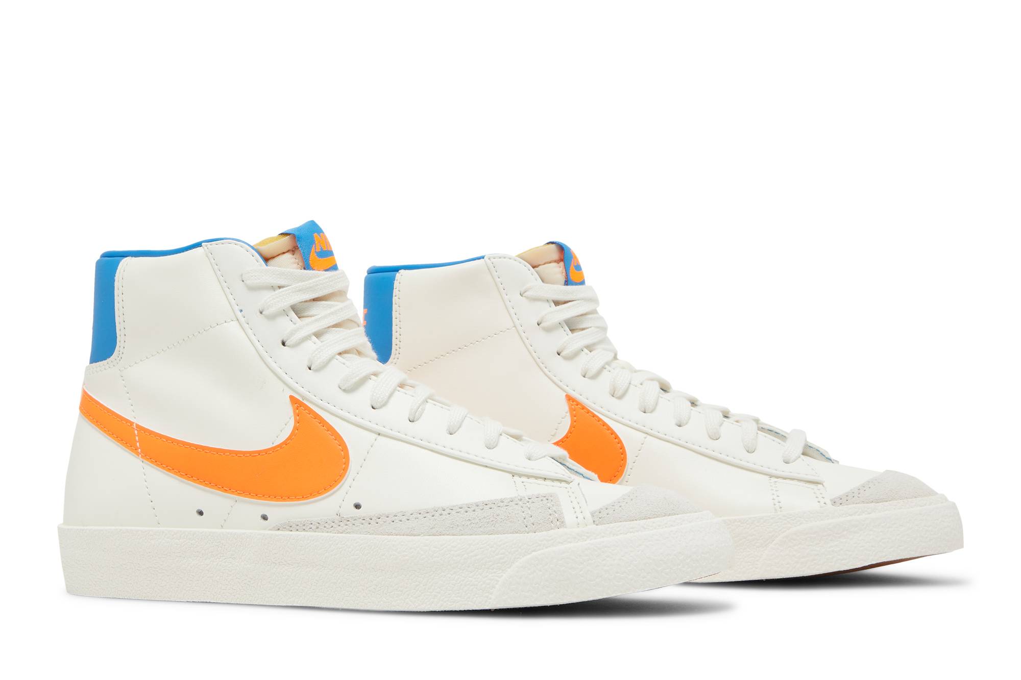 Cheap (W) Nike Blazer Mid '77 'Sail Total Orange' Pria/Wanita Sneakers DQ4692-100